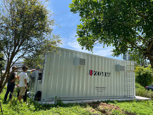 Automatisierte Verriegelung / Löschanlage für Industriebatteriecontainer mit intelligenter Temperaturregelung