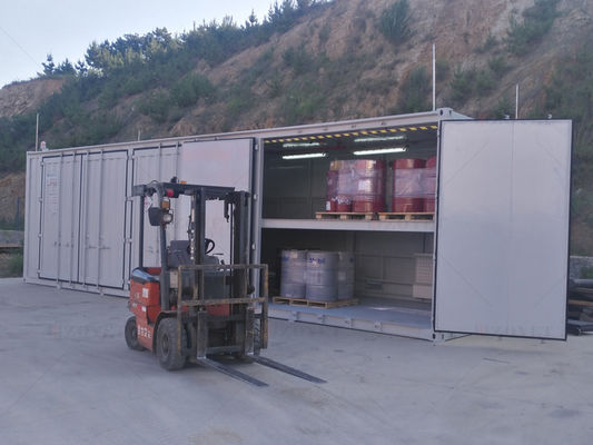 Lagercontainer Metallfrachtcontainer mit seitlich öffnbaren Türen
