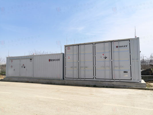 Mobiler Solarbatteriebehälter 40 Fuß hoher Würfelbehälter mit Seitentüren
