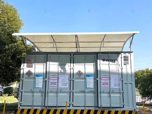 Anpassung von Solarcontainern mit hohem Würfel