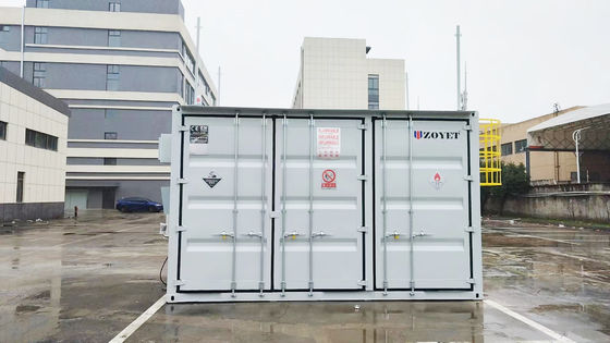 Explosionsgeschützter Gasflaschenlagerbehälter in Sondergröße mit doppelter Isolierung und Temperaturregelung