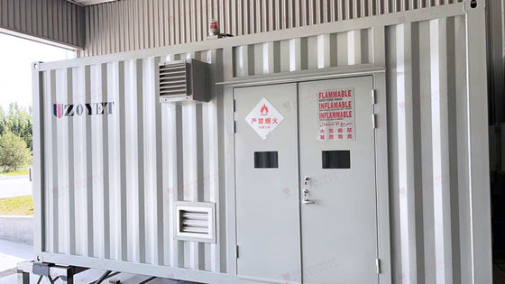 Kundenspezifische Chemikalienlagergebäude und -behälter, die den OSHA-Standards entsprechen, mit kundenspezifischen Lösungen