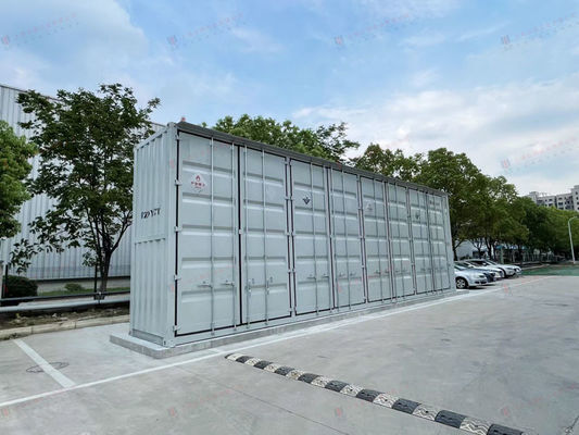 20ft Open Sided Chemical Storage Buildings For Hazardous Flammables Customized Design